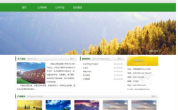 PHPCMS绿色大气通用企业网站模板